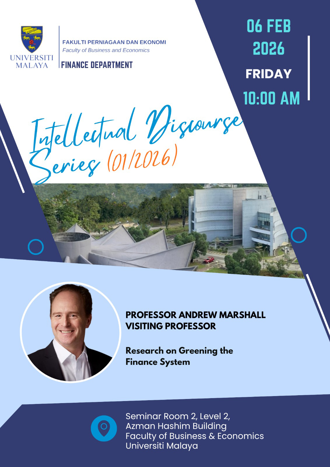 Intellectual Discourse Series (01/2026)